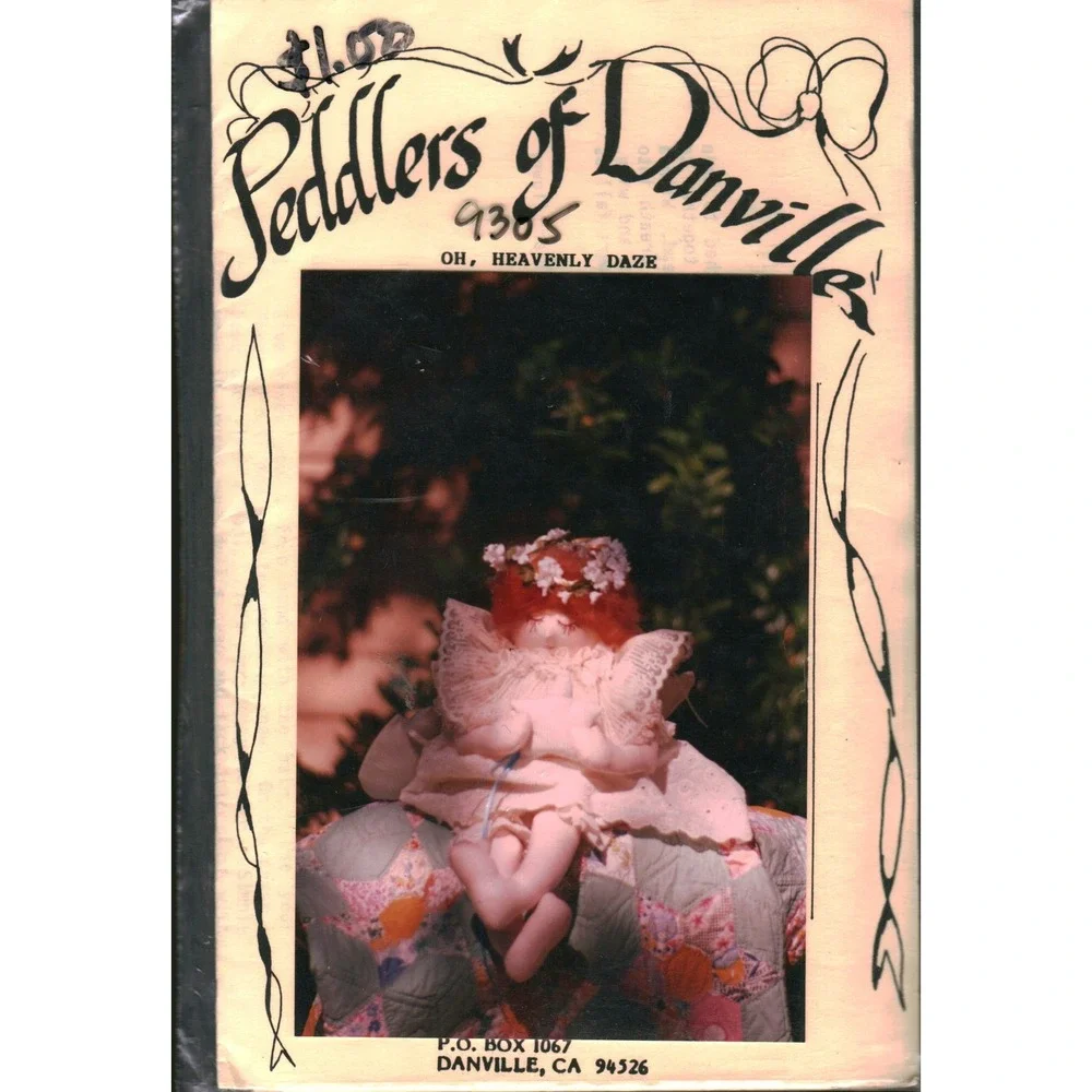 Peddlers of Danville Oh Heavenly Daze Angel Doll Sewing Pattern Susie M Robbins